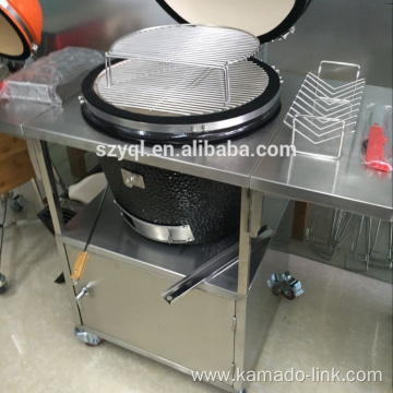 BBQ Stainless Steel Table Stand with Wheels